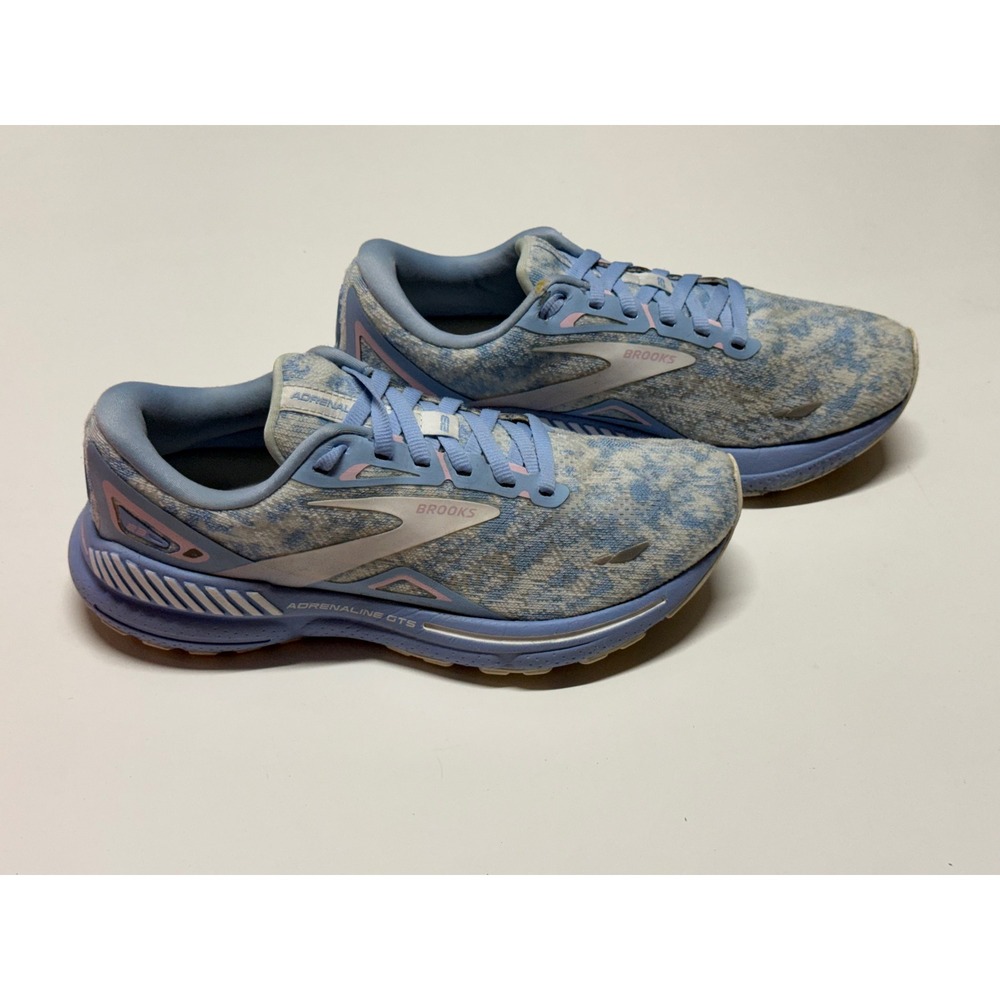 Brooks Adrenaline GTS 23 Womens Running Shoes Blue Pink 1203811B493 Size 8